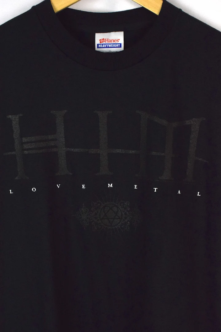 DEADSTOCK HIM 'LoveMetal' black T-shirt - Image 3