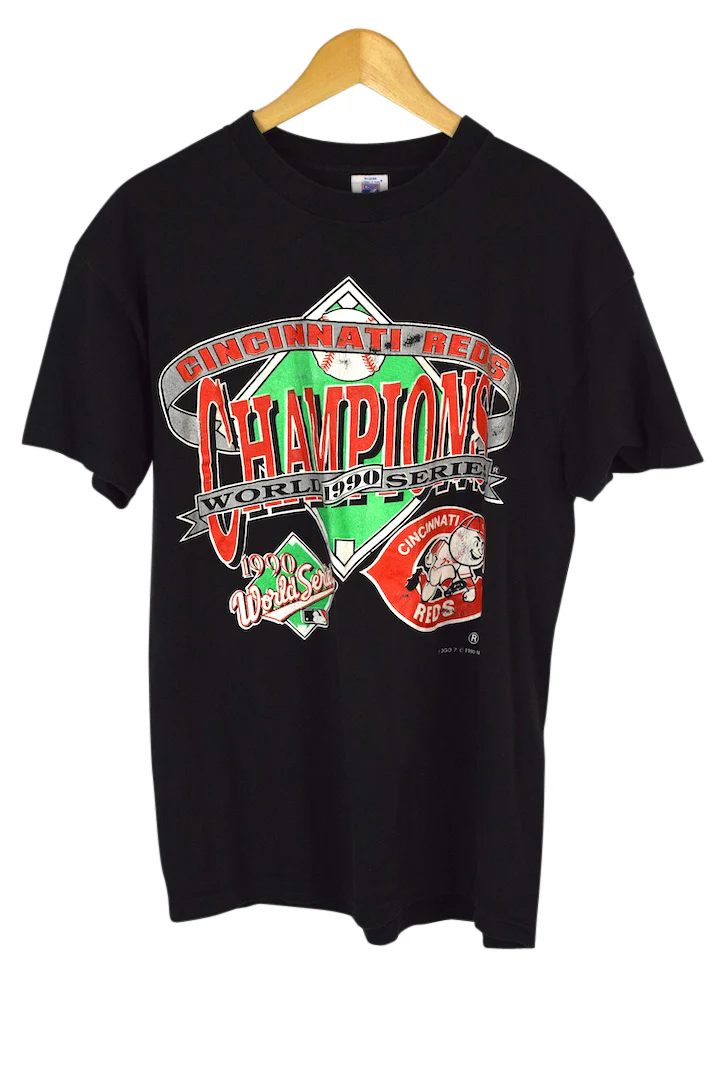 1990 Cincinnati Reds MLB Champions T-Shirt