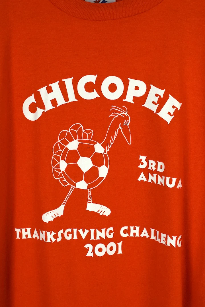 2001 Chicopee Thanksgiving Challenge T-Shirt - Image 3