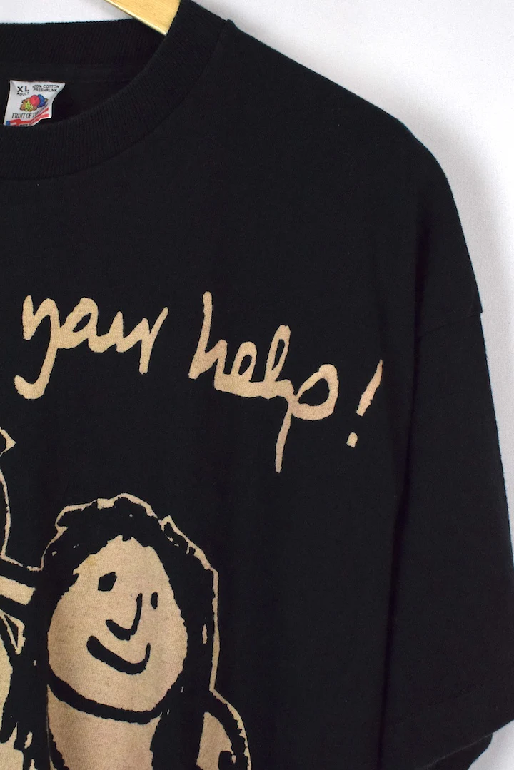 90s Phil Collins Thanks For Your Help T-shirt - Image 2