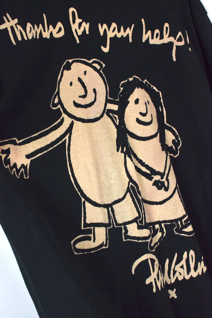90s Phil Collins Thanks For Your Help T-shirt - Image 3