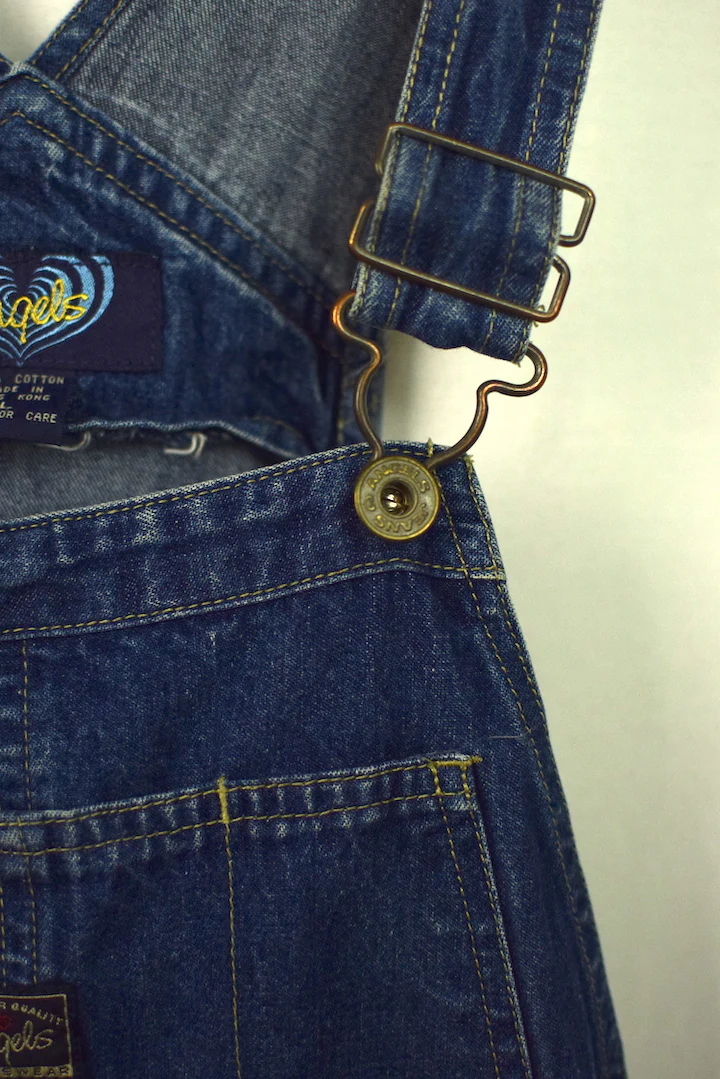 Angels Brand Short Denim Overalls - Image 3