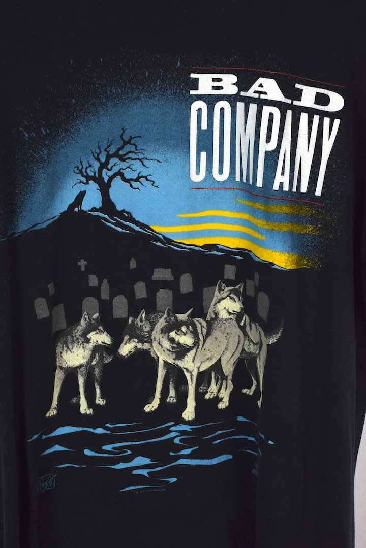 Bad Company 1991 Tour T-Shirt - Image 3