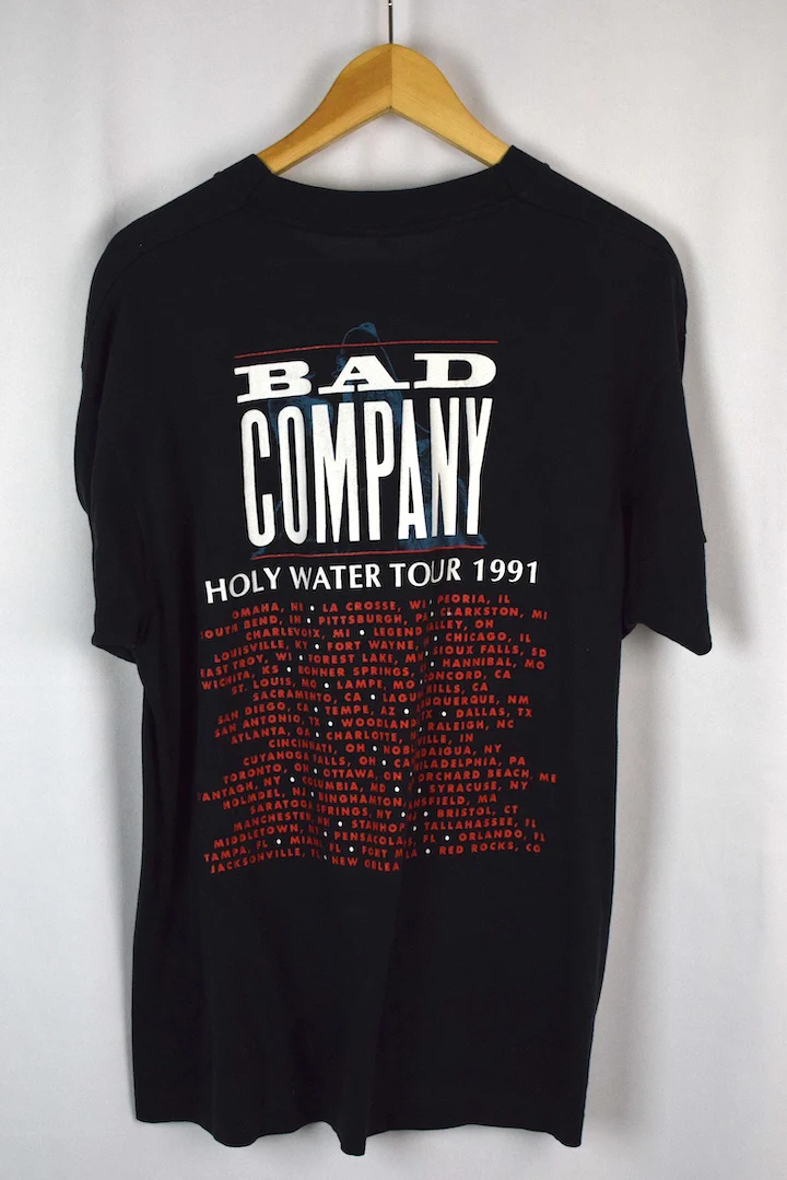 Bad Company 1991 Tour T-Shirt - Image 4