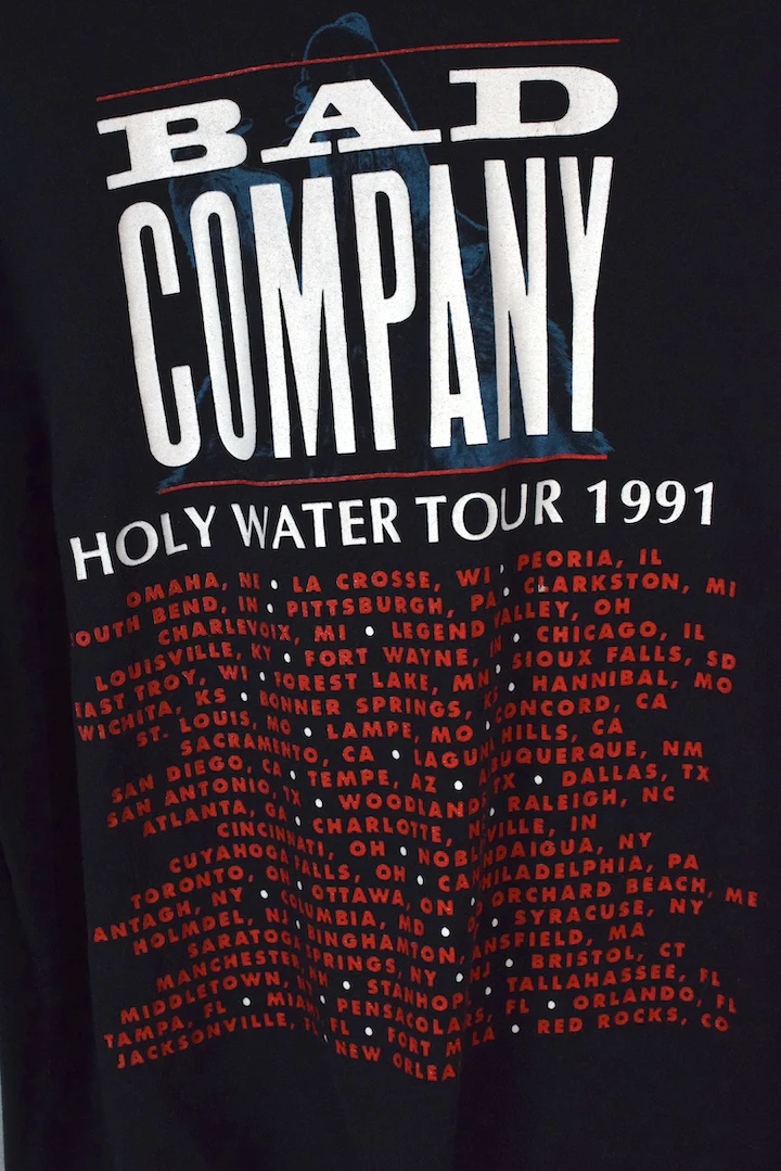 Bad Company 1991 Tour T-Shirt - Image 6