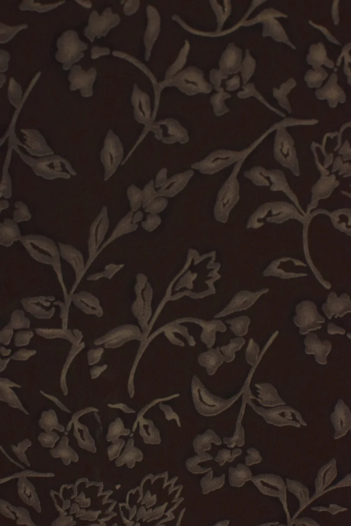 Brown Floral Print Dress - Image 3