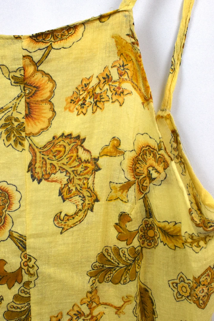 Reworked Floral Print Tie Up Top - Image 2