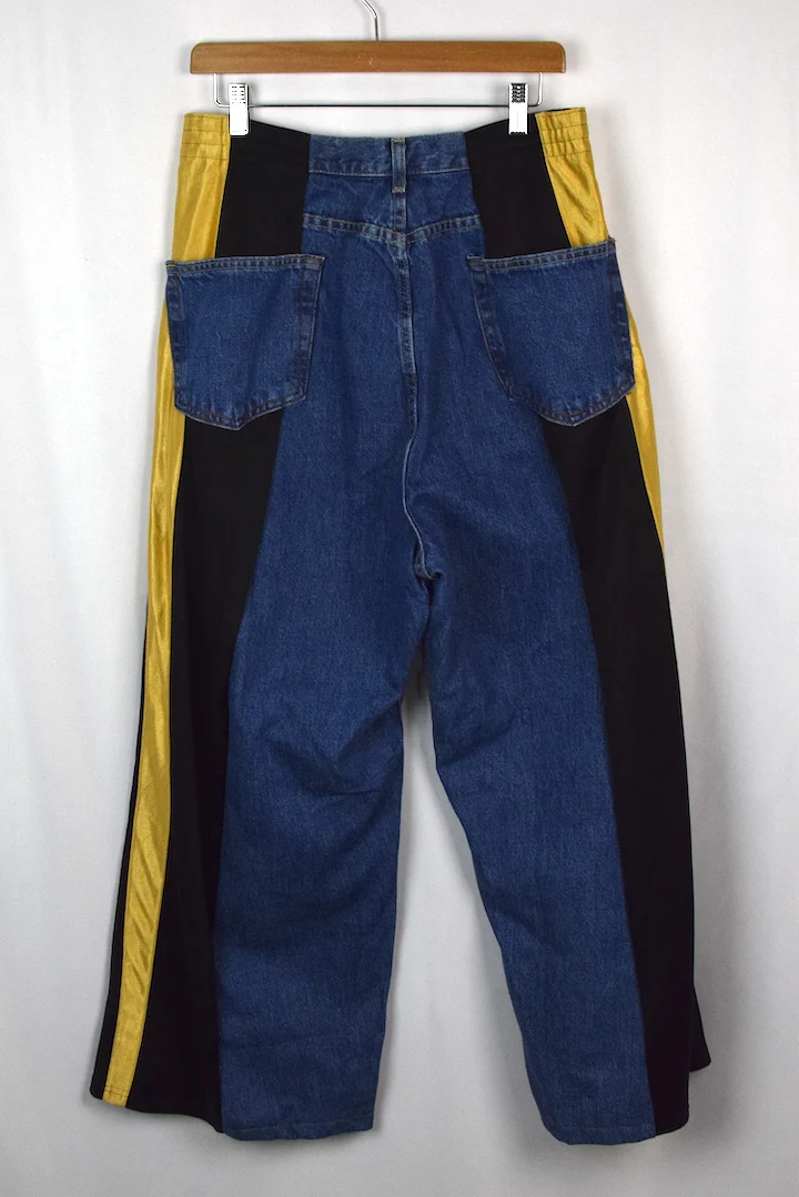 Reworked Puma Brand Track-Jeans - Image 4
