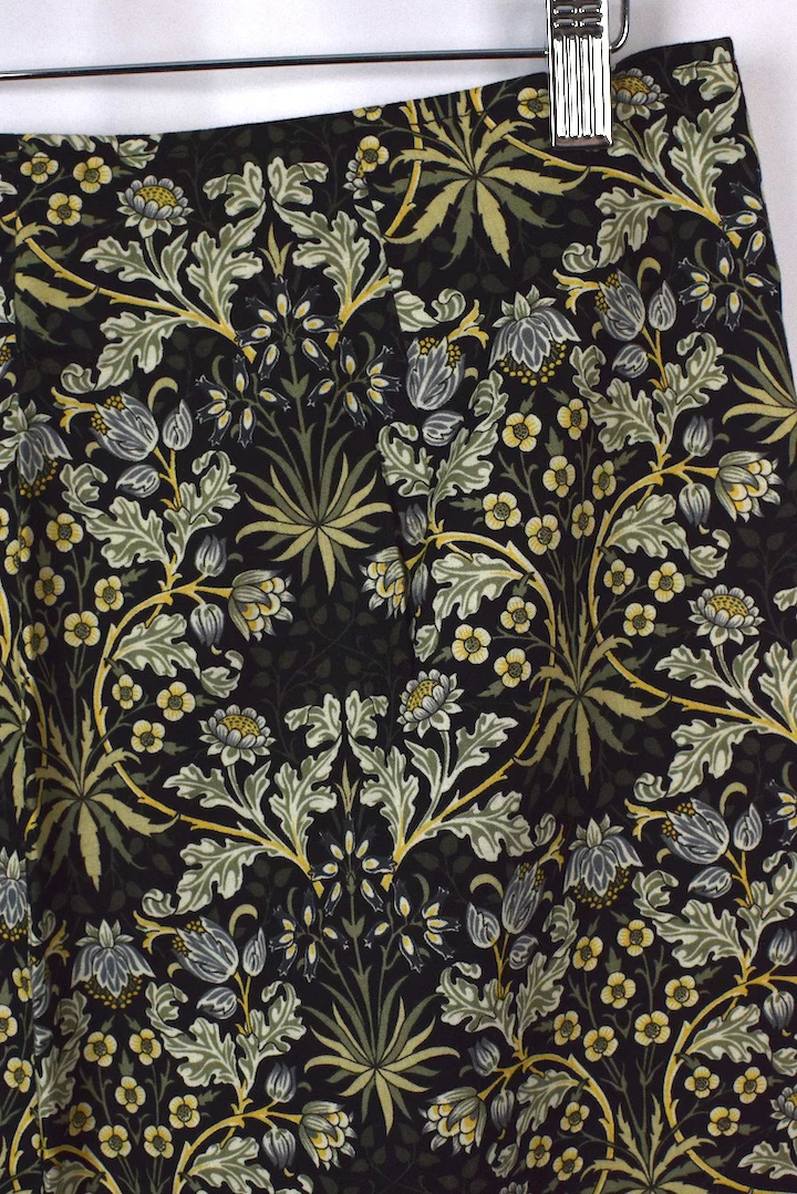 Reworked Floral Print Skirt - Image 2