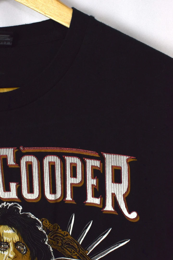 2019 Alice Cooper Ol Black Eyes Tour T-shirt - Image 2