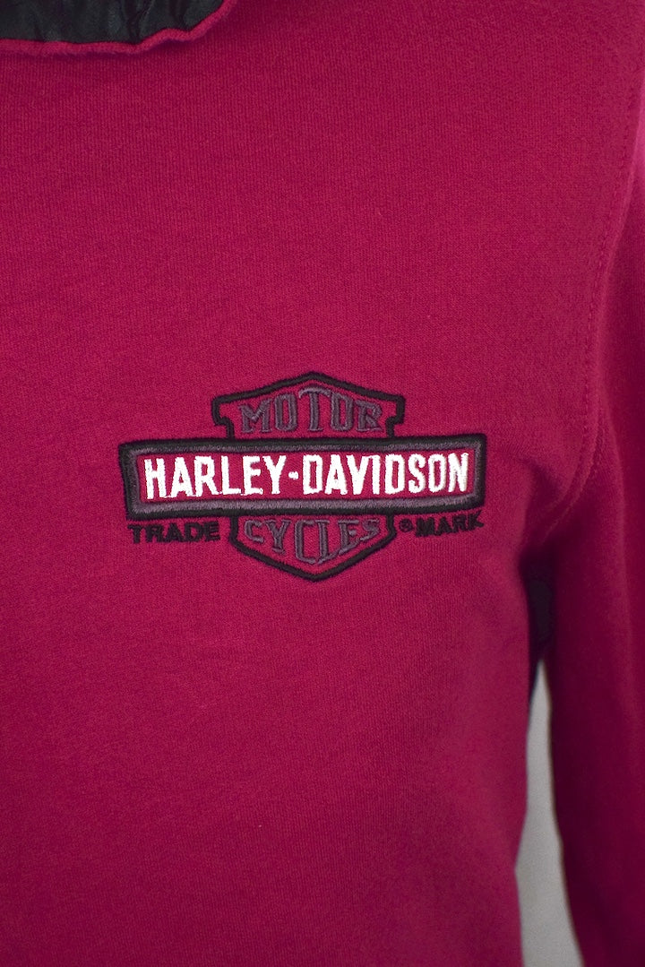 Pink Harley-Davidson Brand Hoodie - Image 3