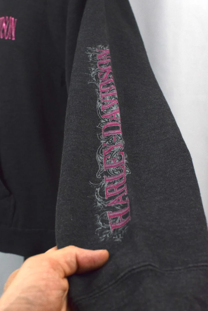 Grey Harley-Davidson Brand Hoodie - Image 5