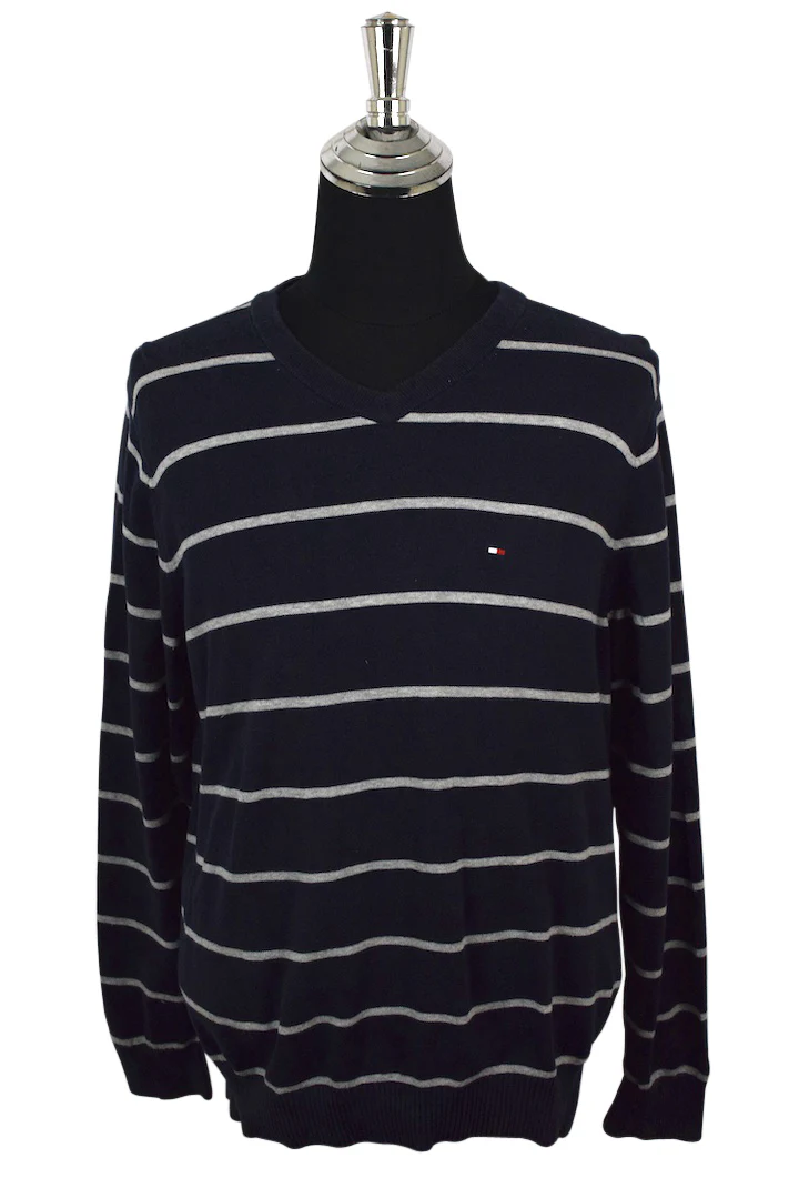 Striped Tommy Hilfiger Brand Knitted Jumper