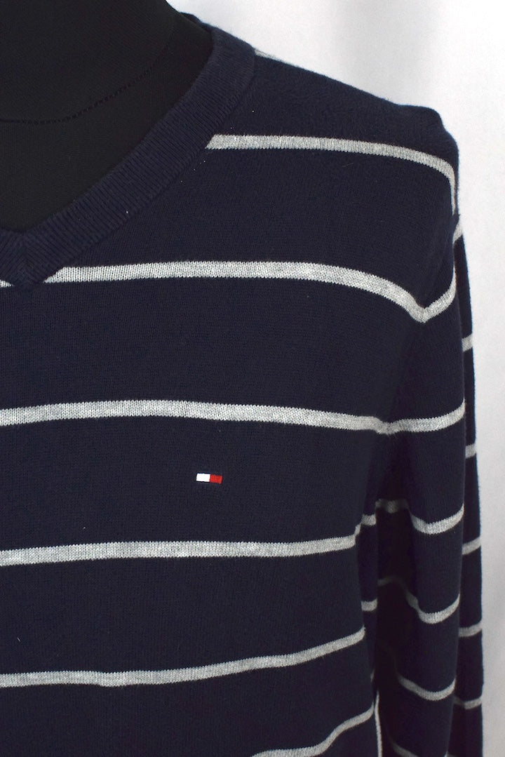 Striped Tommy Hilfiger Brand Knitted Jumper - Image 2
