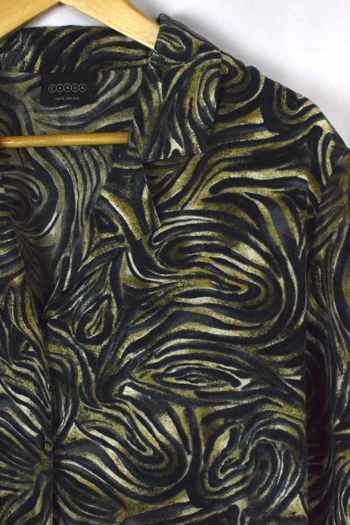 Abstract Print Blouse - Image 2