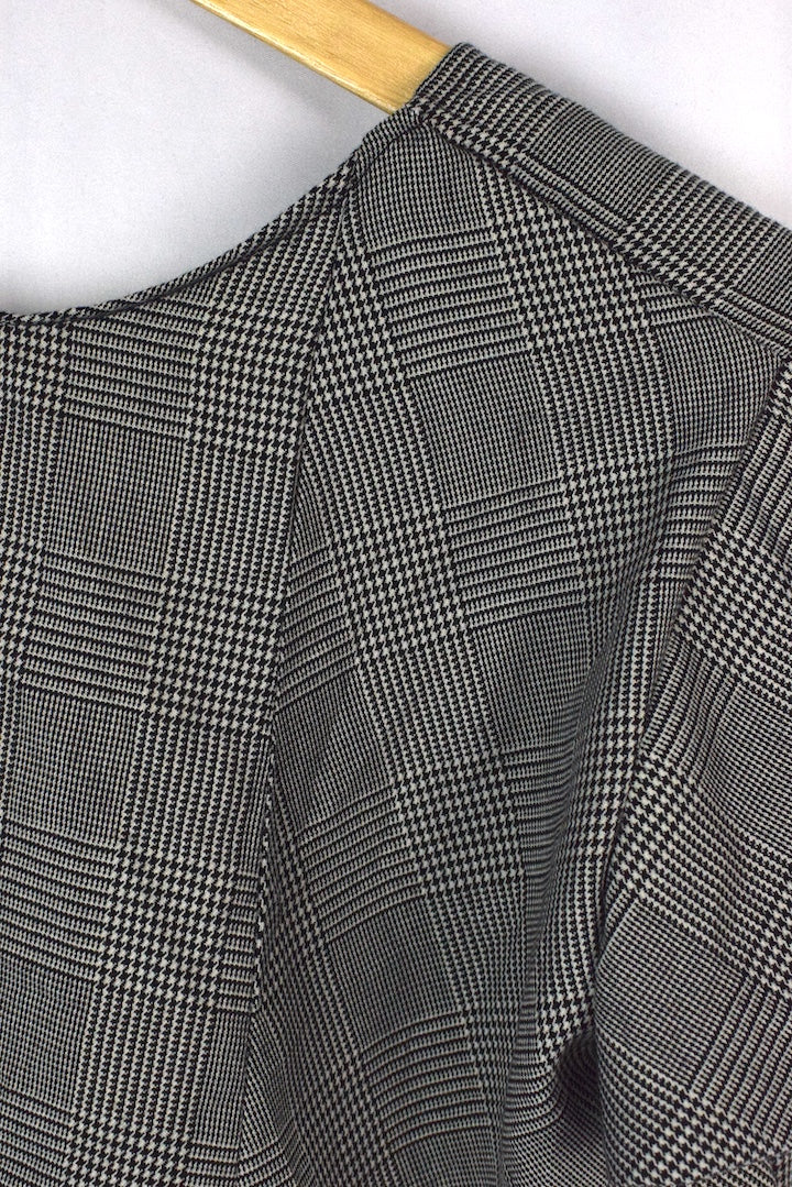 Reworked Checkered Tie Up Top - Image 2