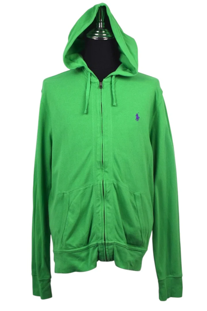Green Ralph Lauren Brand Hoodie