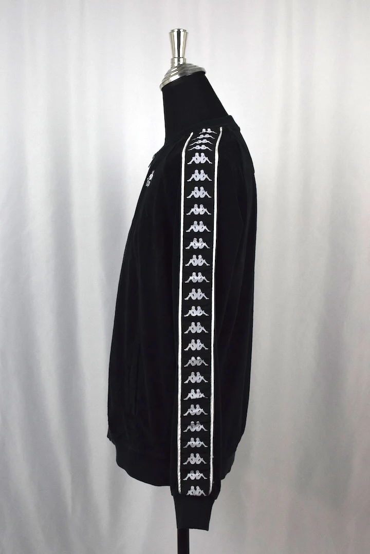 Kappa Brand Velvet Track Jacket - Image 3
