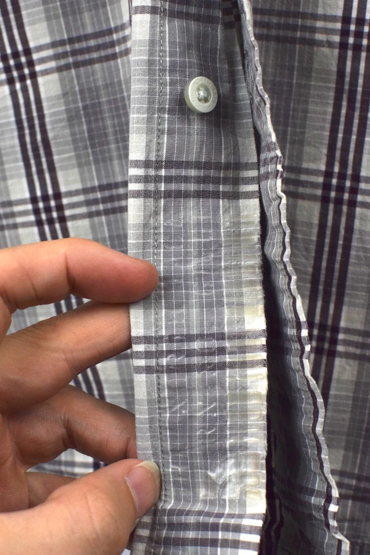 North Face Brand Checkered Shirt - Image 4