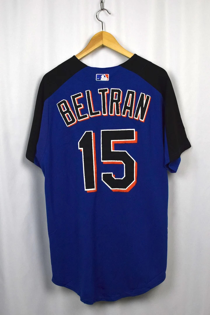 00s/10s Carlos Beltran New York Mets MLB Jersey - Image 4