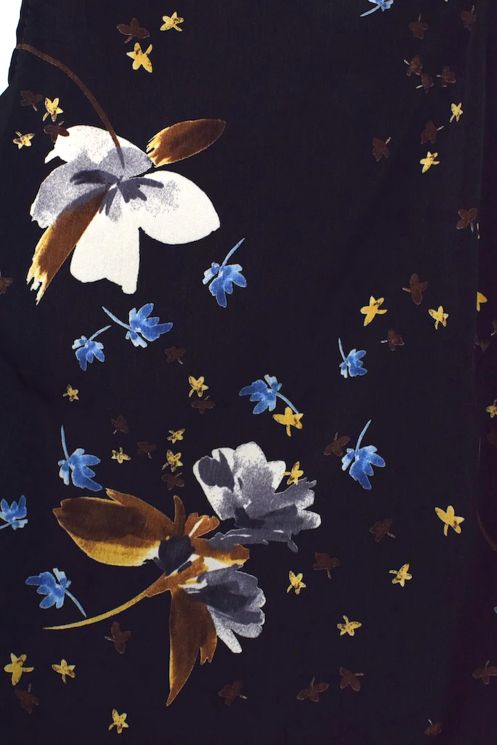 Reworked Floral Print Tie Up Top - Image 2