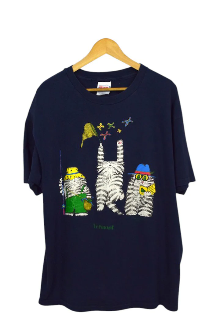1993 Vermont Cats T-shirt
