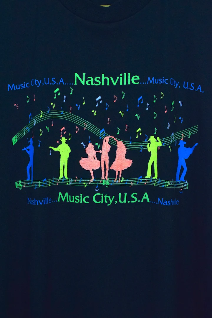 80s/90s Nashville Music City T-shirt - Image 2