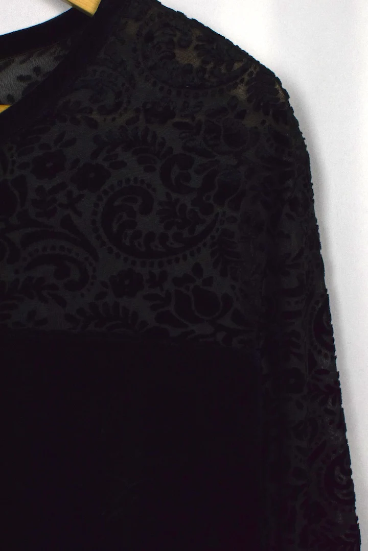 Black Velvet Dress - Image 3