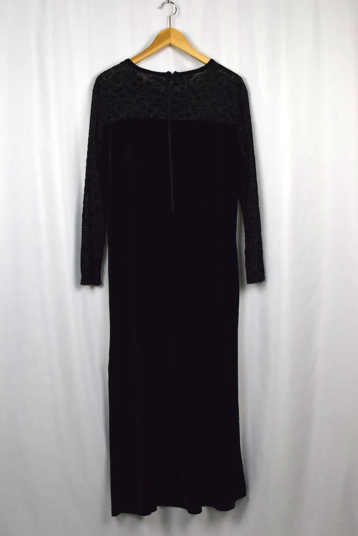 Black Velvet Dress - Image 4