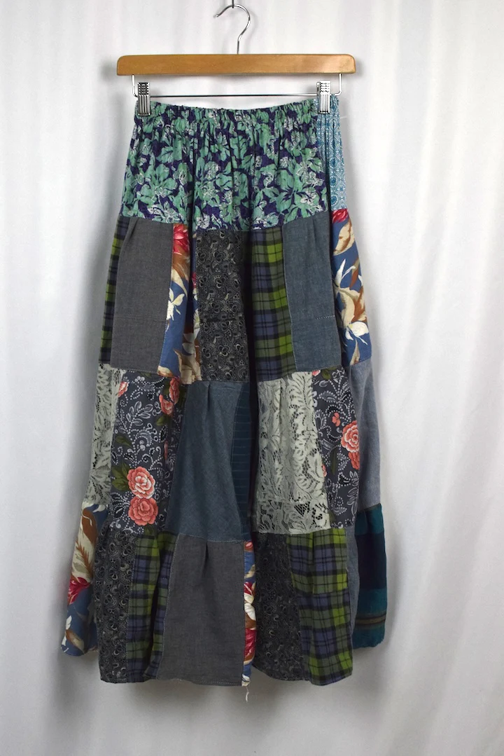 Reworked Patchwork Skirt - Image 4