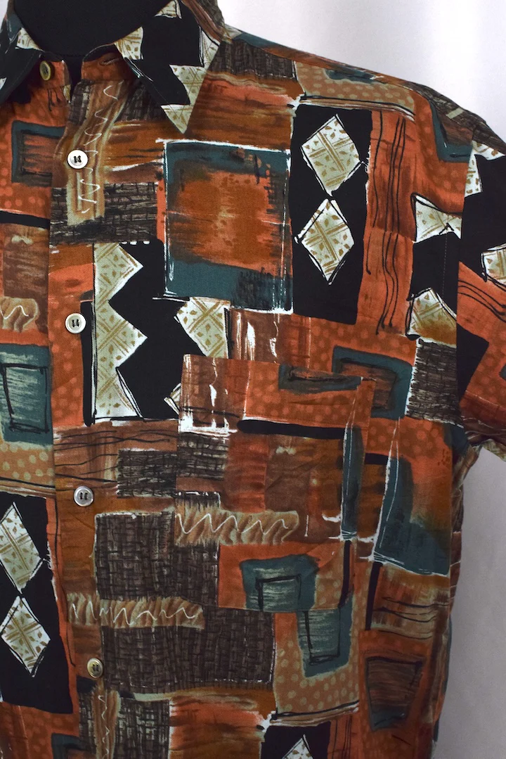 Abstract Print Shirt - Image 2