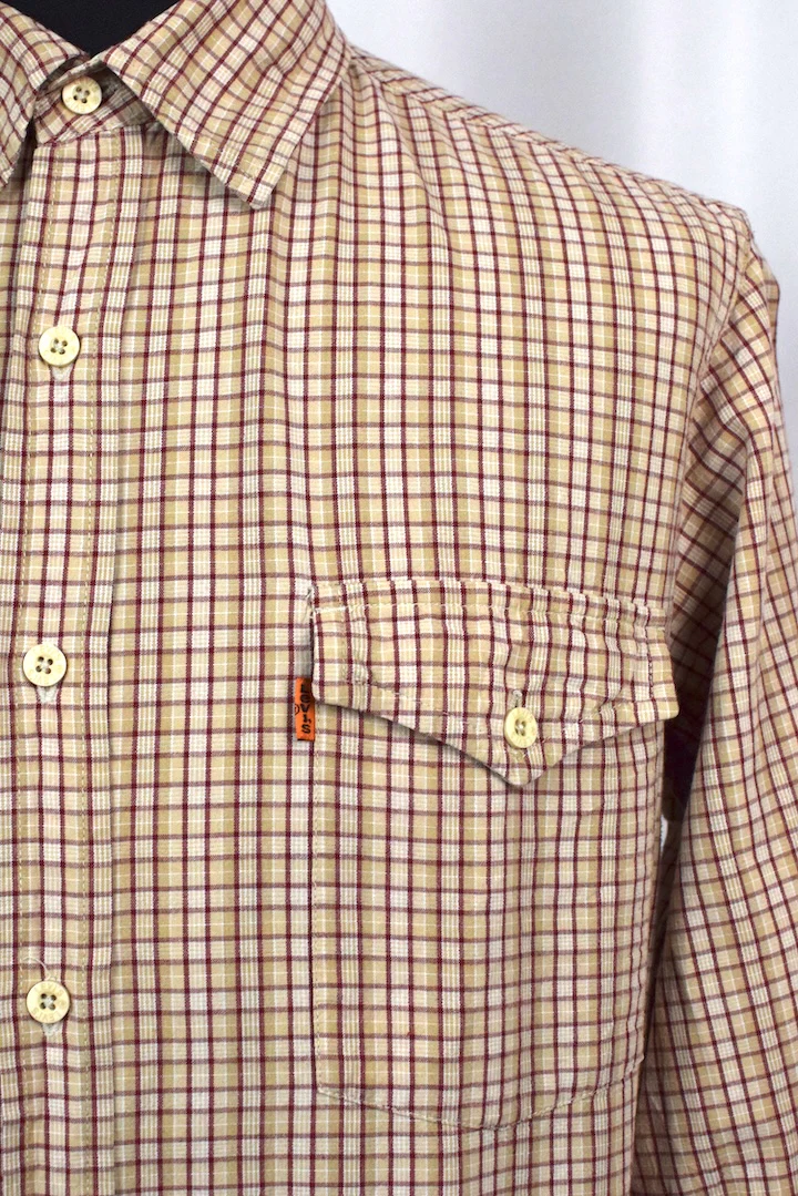 Levis Brand Checkered Shirt - Image 3