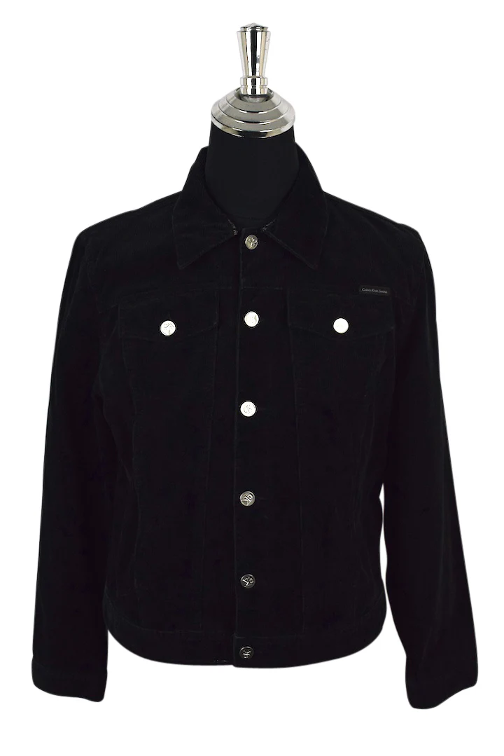 Black Calvin Klein Corduroy Jacket