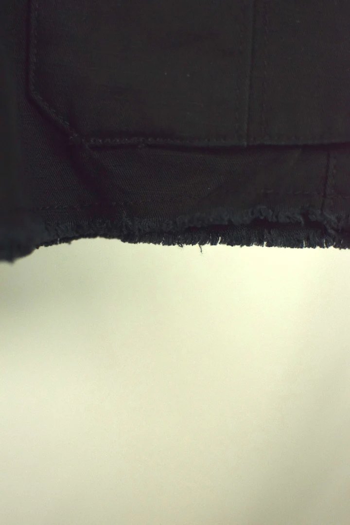 Black Cargo Shorts - Image 3