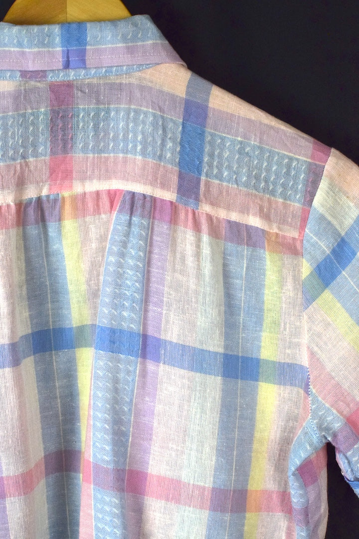 Pastel Checkered Blouse - Image 3