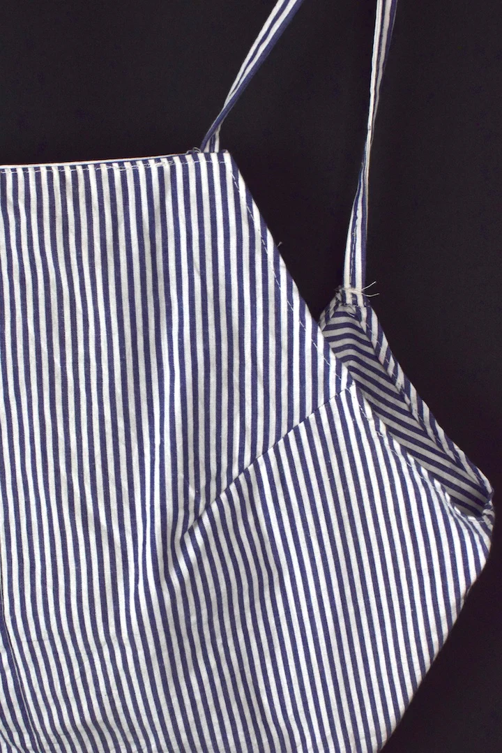 Reworked Striped Tie-Up Top - Image 2