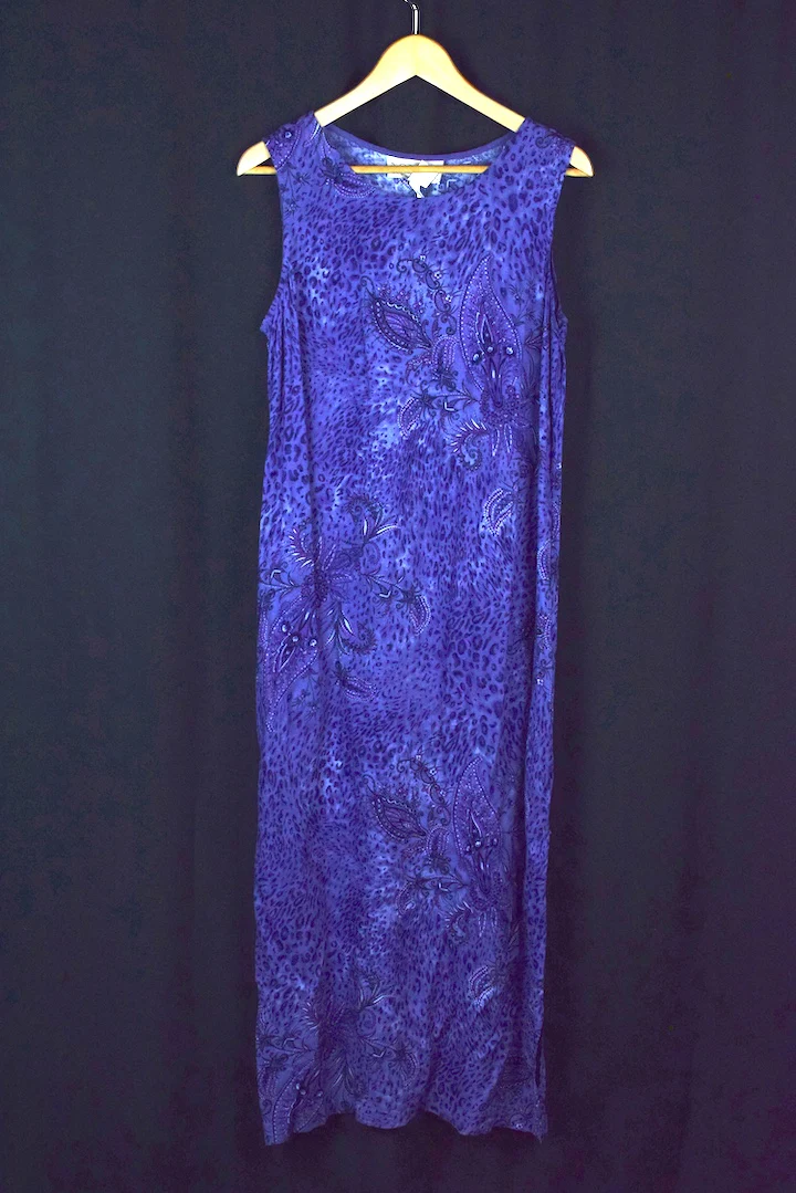Paisley Print Dress