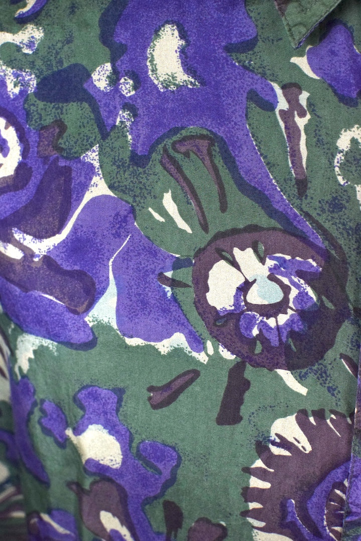 Silk Abstract Print Shirt - Image 3