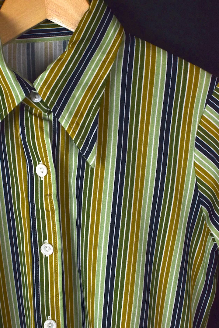 Reworked Colourful Striped Shirt - Image 2