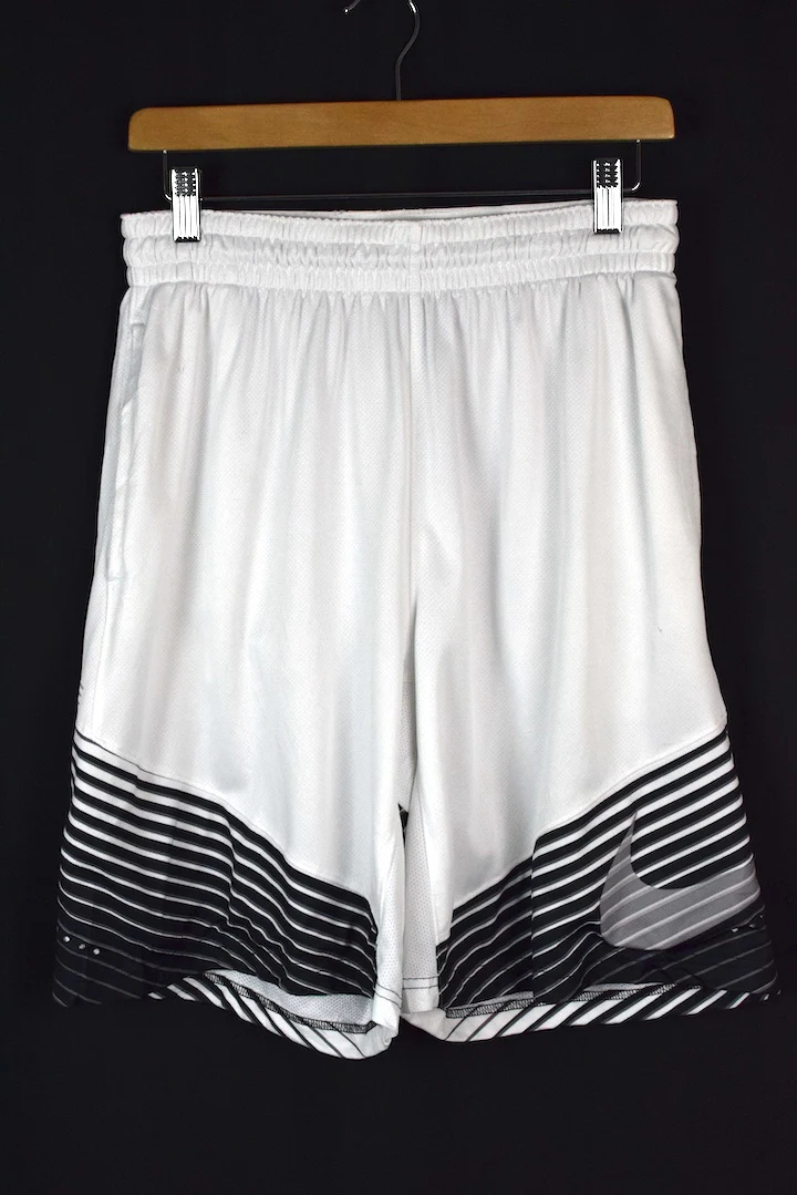 White Nike Brand Shorts