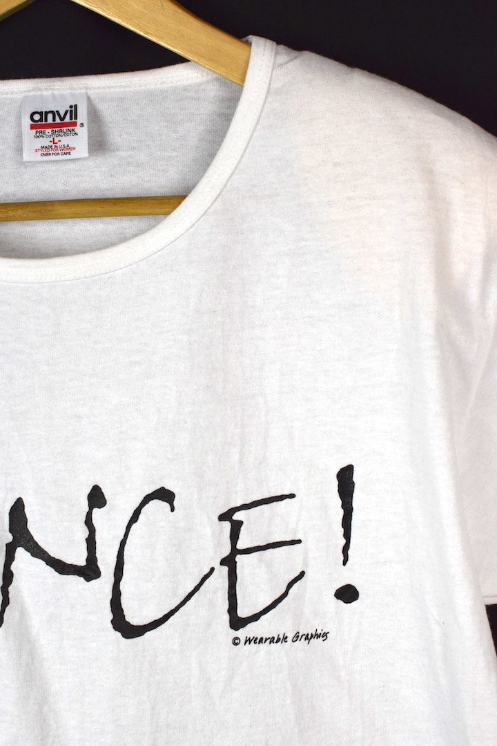 80s/90s Cropped Dance T-shirt - Image 2