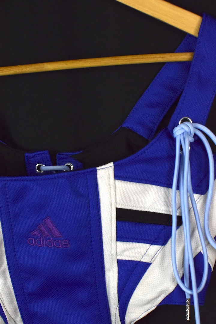 Reworked Adidas Brand Corset Top - Image 2