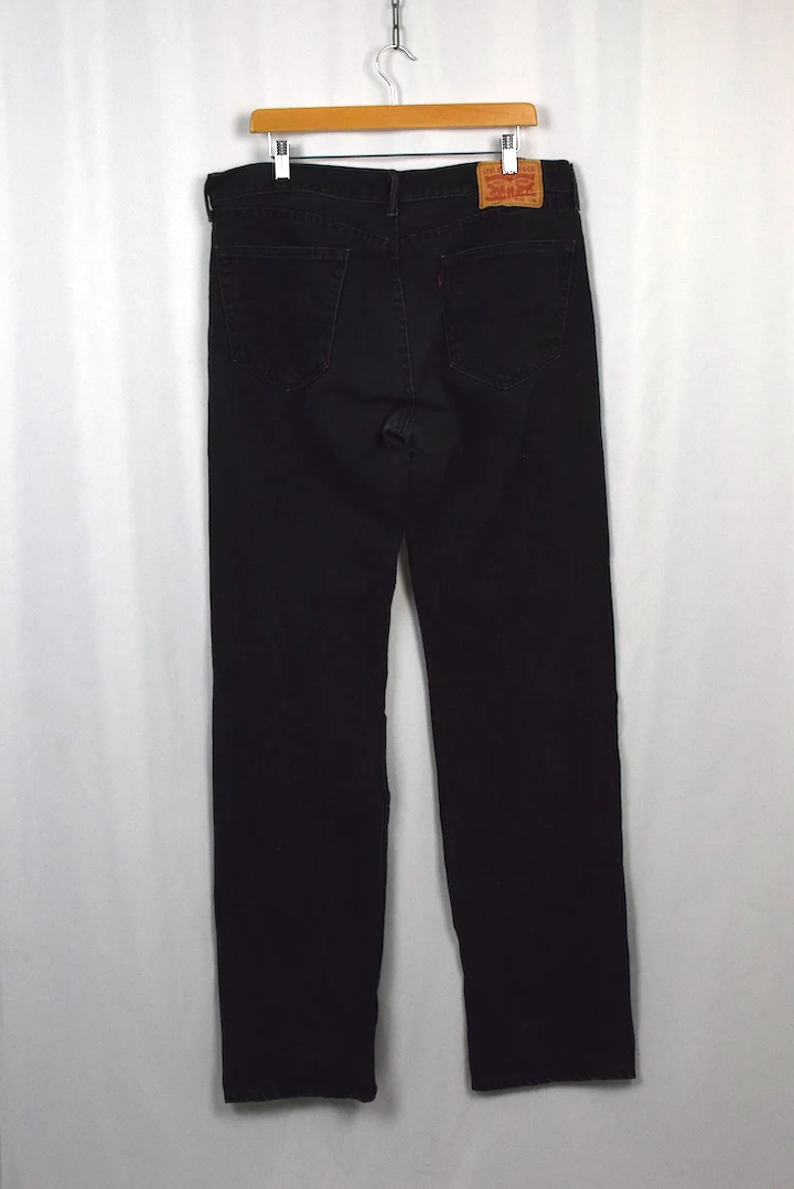 Black Levi Strauss Brand 505 Jeans - Image 3