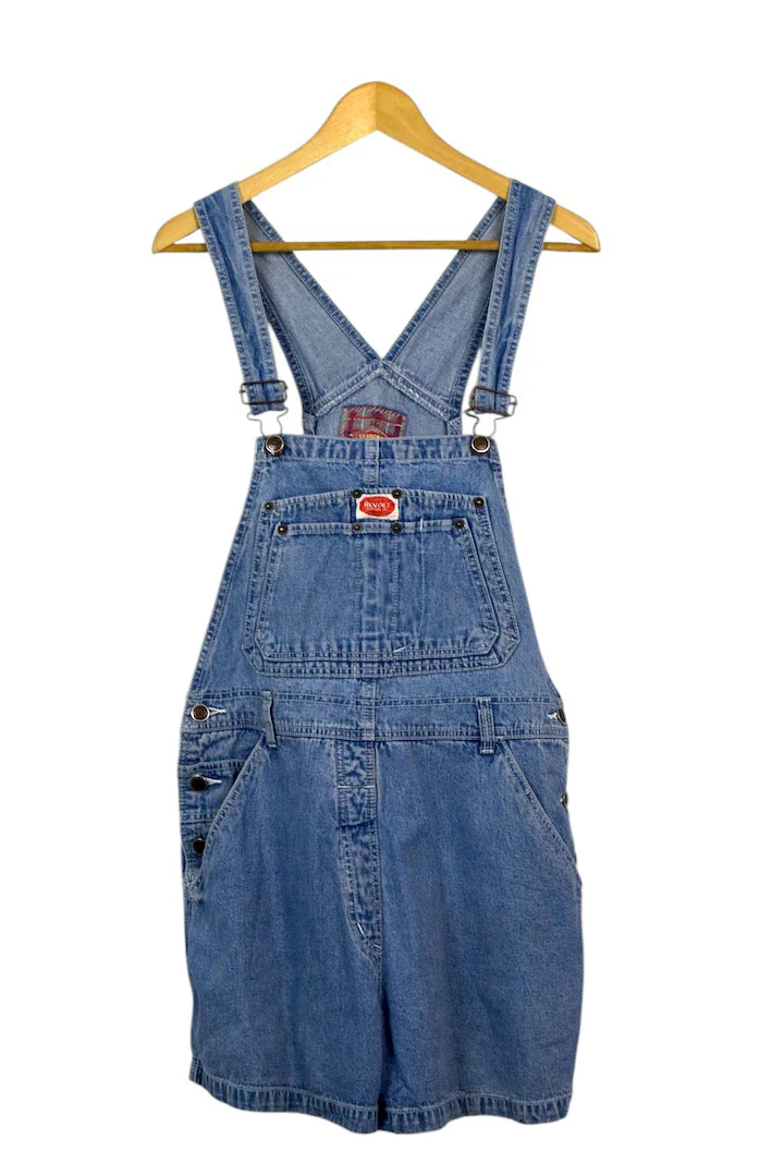 Short Denim Overalls