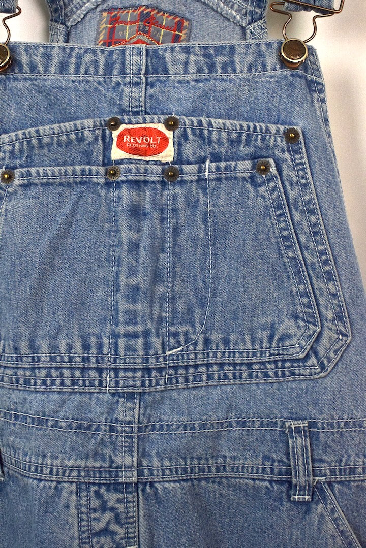 Short Denim Overalls - Image 2