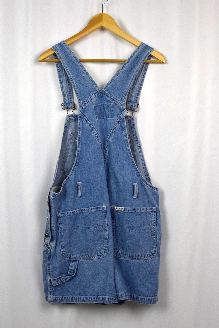 Short Denim Overalls - Image 3