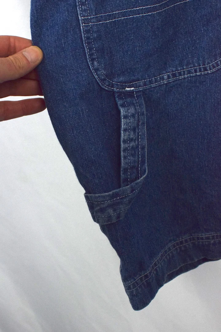 Short Denim Overalls - Image 3
