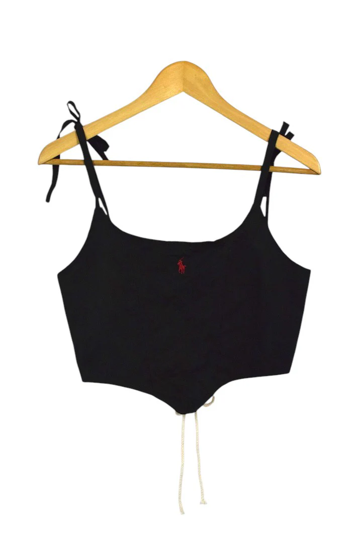 Reworked Ralph Lauren Brand Corset Style Top