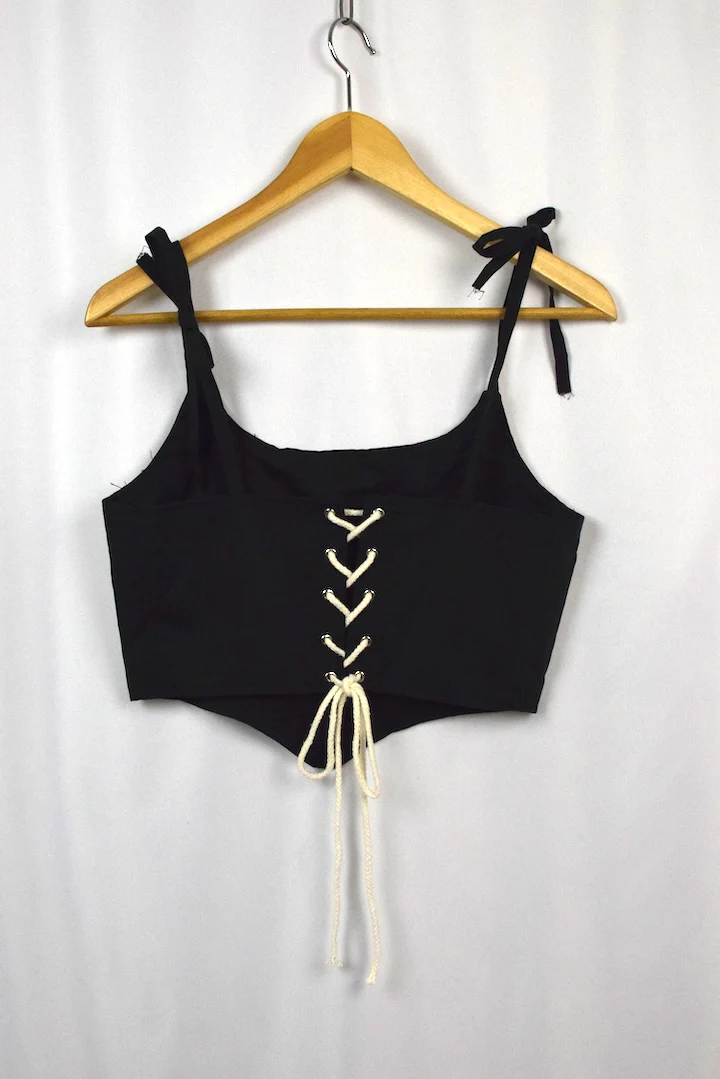 Reworked Ralph Lauren Brand Corset Style Top - Image 3