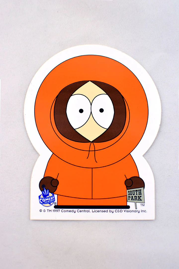 Deadstock 1997 South Park Kenny Sticker